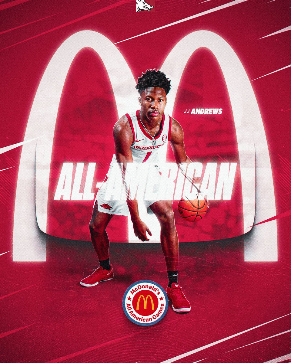 Congrats to <a href="/JJAndrews2026/">JaShawn “JJ” Andrews</a> on being named a McDonald’s All American 🔥🍔