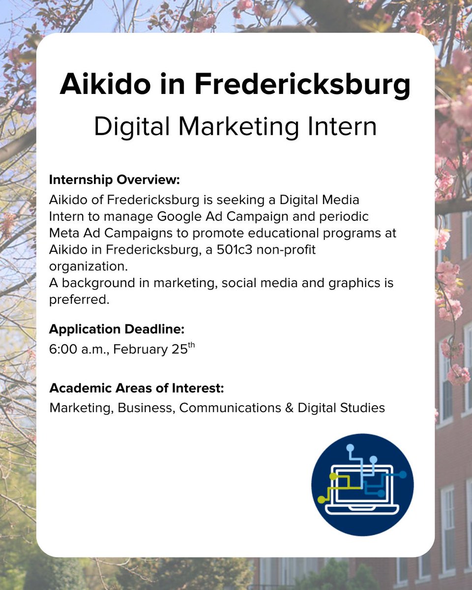 UMW_CCPD's tweet photo. This week's Internship Roundup features five of the many unique opportunities available to UMW students on Handshake. To read more about any of these featured internships, use the link below explore the Internship Roundup Collection.
https://t.co/keBnVjTPm7 https://t.co/WXOTVaSDOb
