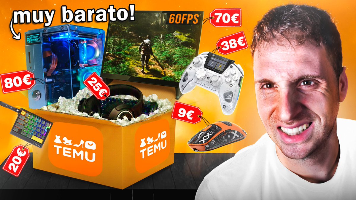¡Me ARRIESGUÉ y COMPRÉ un SETUP PC GAMING en TEMU! 😅😬 youtu.be/I1obql7FRPk