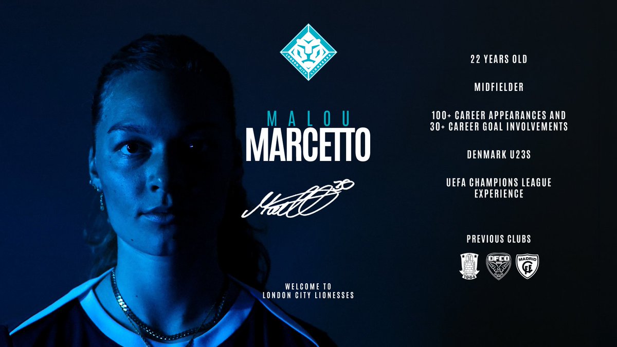 London City are delighted to announce the signing of Malou Marcetto 🩵