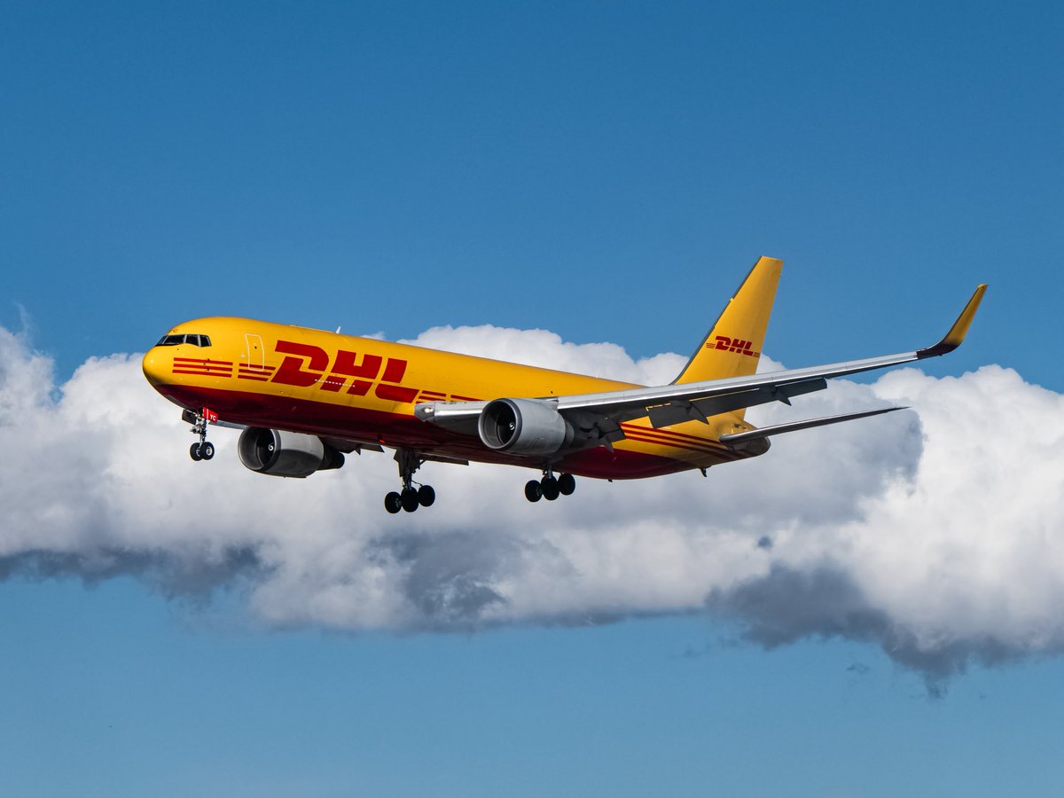 samu_b_c's tweet image. Unusual visit from this DHL Boeing 767-304ER on the Casablanca-Barcelona route