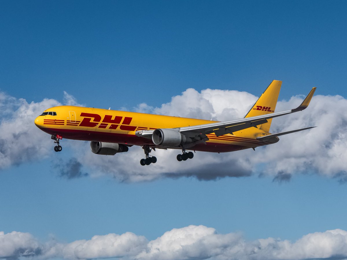 samu_b_c's tweet image. Unusual visit from this DHL Boeing 767-304ER on the Casablanca-Barcelona route