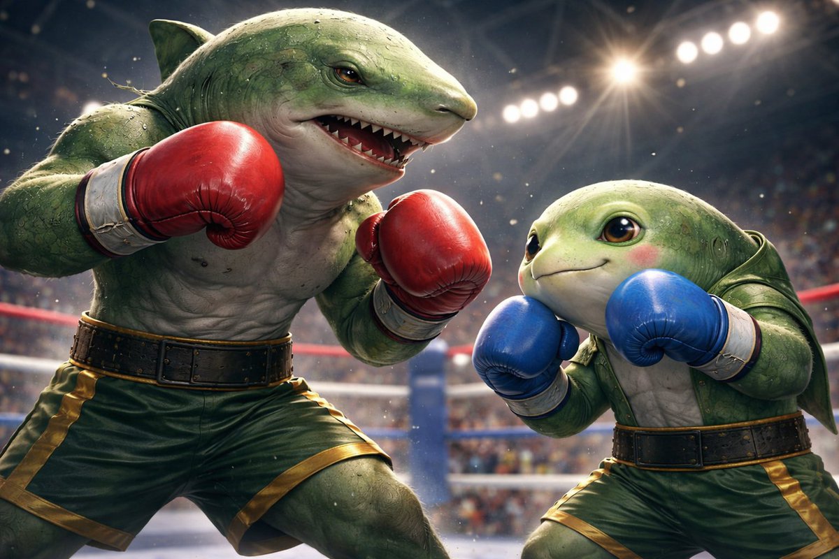 Greenland $SHARK
vs
Greenland $Whale

Low mc for the whale try to see if you can win. 💯

CA:
F2XGae5nE9NXFJRsvTLxPnrQVGpuTVFfsWt13qDKpump