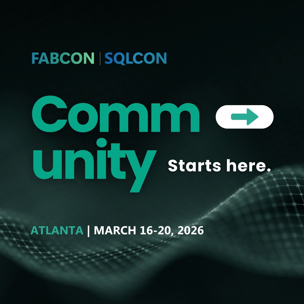The Microsoft Fabric & SQL Community Conferences tweet media