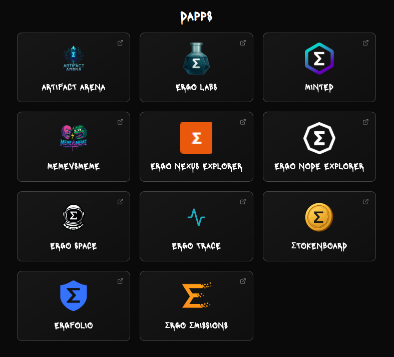 In case you missed it!, <a href="/degens_worldX/">Degens.World</a> has been creating a lot of interesting DApps 🔥

✅degens.world/chains/ergo 

#Ergo $ERG