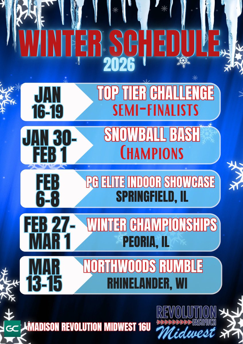 Indoor tour continues! Where to find us this winter ⬇️