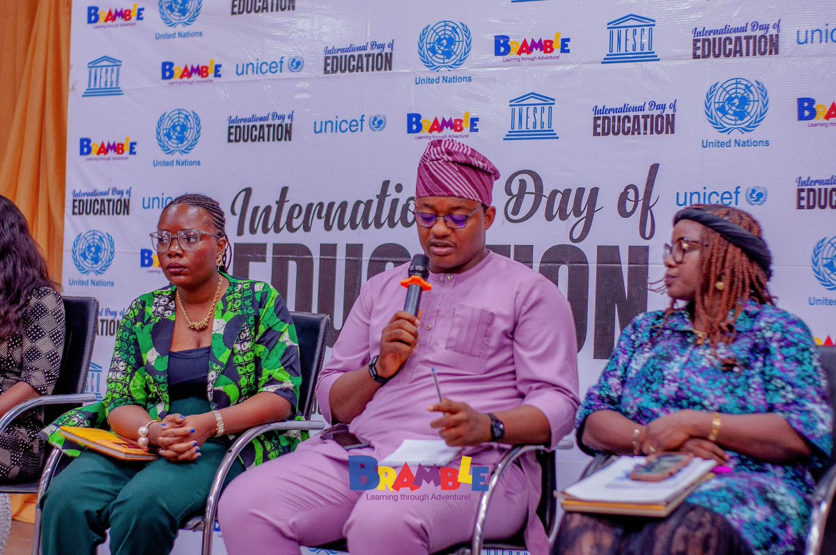 solomonadewole_'s tweet photo. On #InternationalDayofEducation, I joined a Bramble Network panel to discuss moving youth engagement from symbolism to real power-sharing. I spoke on youth-led policy design in schools, frontline campaigns against bullying, and how digital technologies shape the postmodern child, https://t.co/DXvLfMgn38