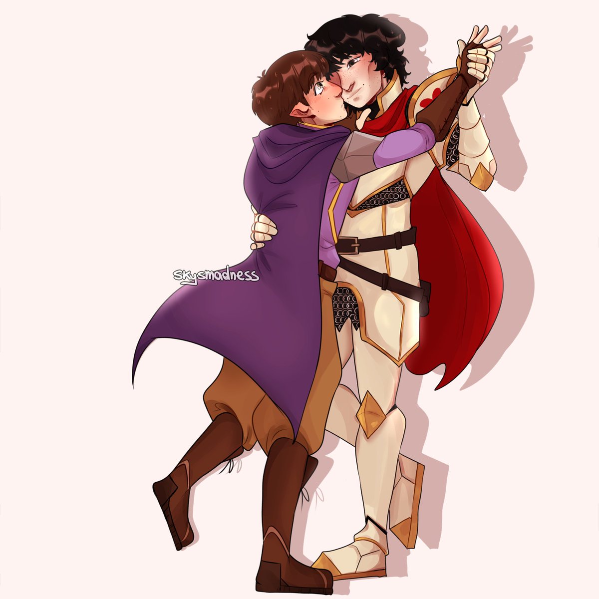 skysmadness's tweet photo. my cleradin art journey ... 2022 vs 2026 https://t.co/v8R4TJ4R0J