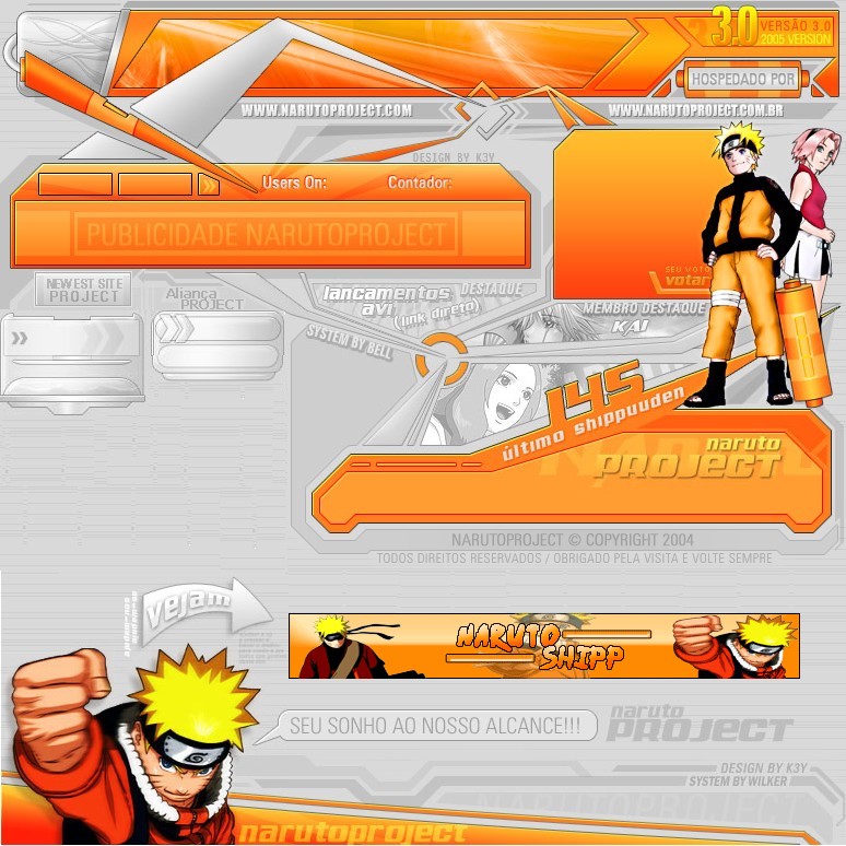 nSENPOU's tweet image. Essa foi a era de ouro da liberdade artística do webdesign.
Deixe-me compartilhar com vocês uma pequena parte da história do meu acervo pessoal de lost mídias.

Esse é o layout original v3.0 da Project, e algumas de suas variações para datas especiais.