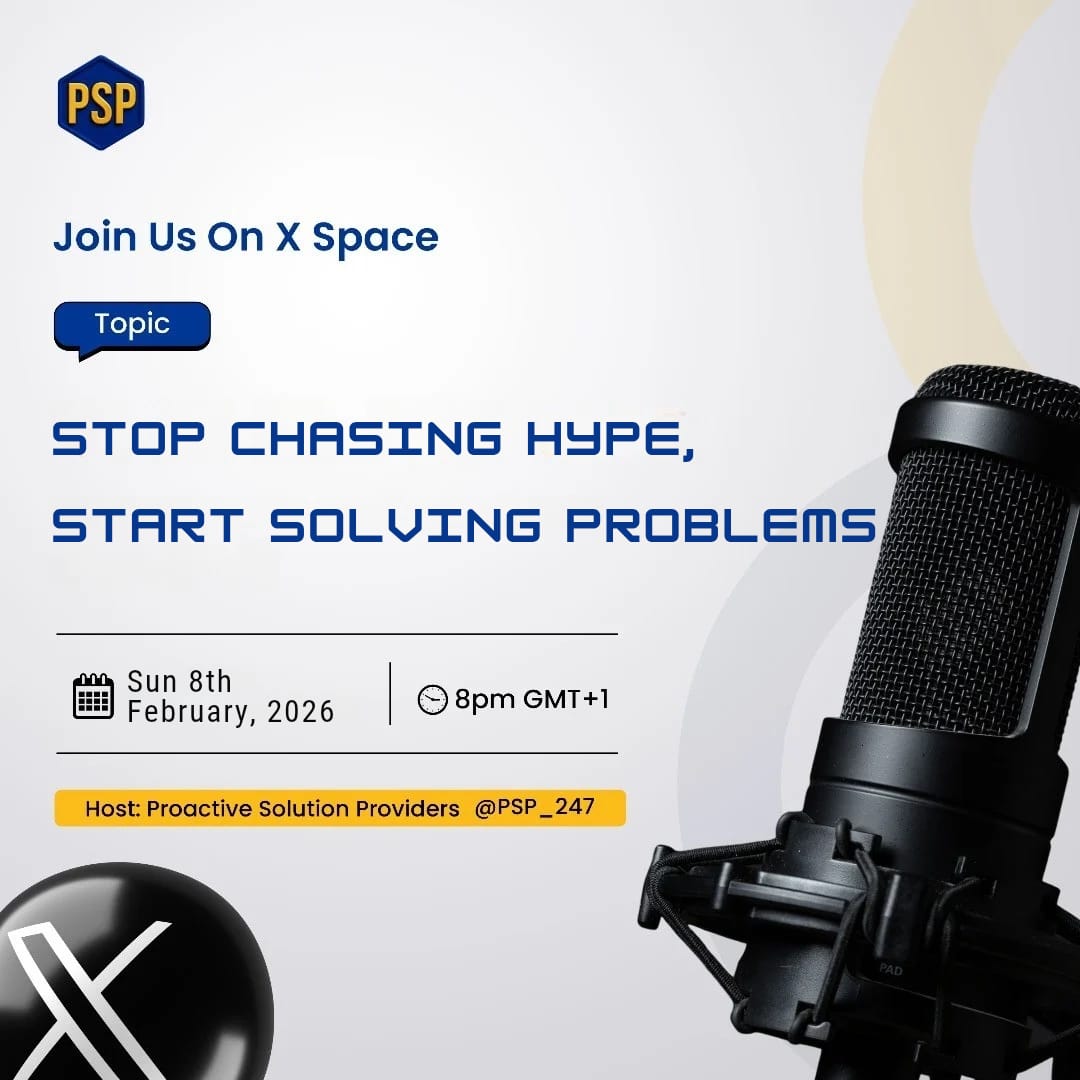 PSP_247's tweet photo. If you’ve ever felt behind because you didn’t jump on the latest trend…

This Space is for you.

Stop Chasing Hype, Start Solving Problems

Let’s talk about building for real pain, real users, and real longevity.

Sunday by 8PM.

https://t.co/rE5k5FJ0ON https://t.co/aDt6fOcvoM