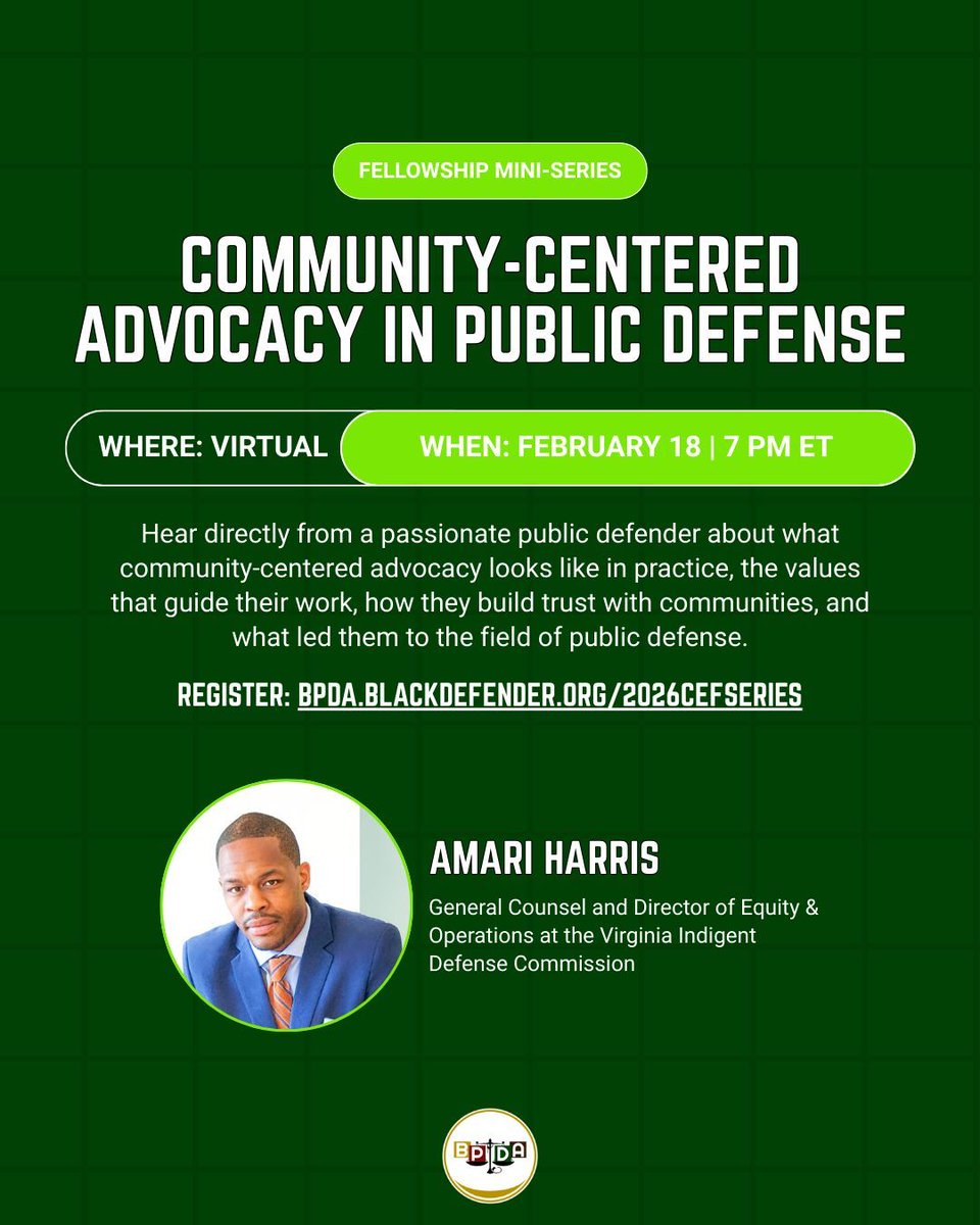 Black Public Defender Association (BPDA) tweet media