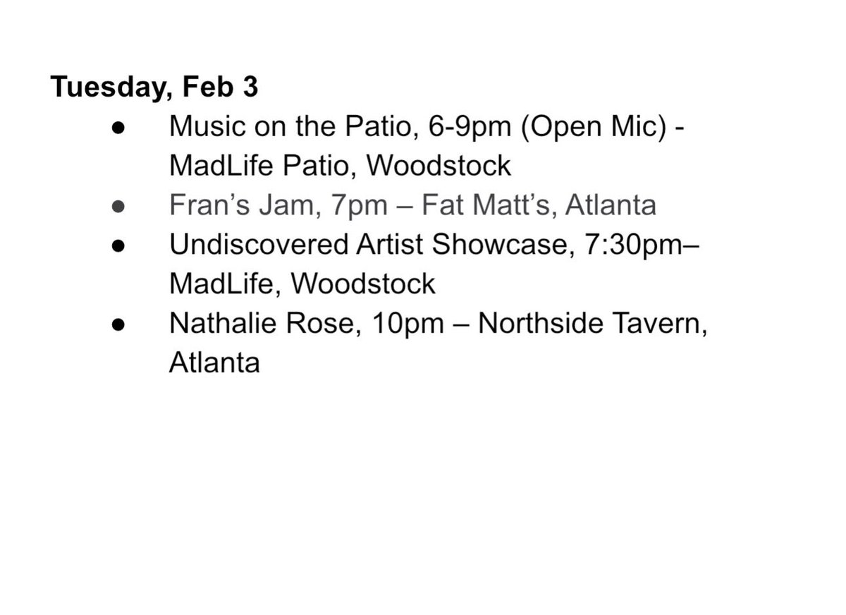 Today feels like a heatwave compared to recent days!  Let’s all celebrate by getting out to enjoy and support some live music!  🎶🎵💙💙🎶🎵 #atlantabluessociety #supportlivemusicvenues #supportliveblues #supportlivebluesvenues #supportlivemusic