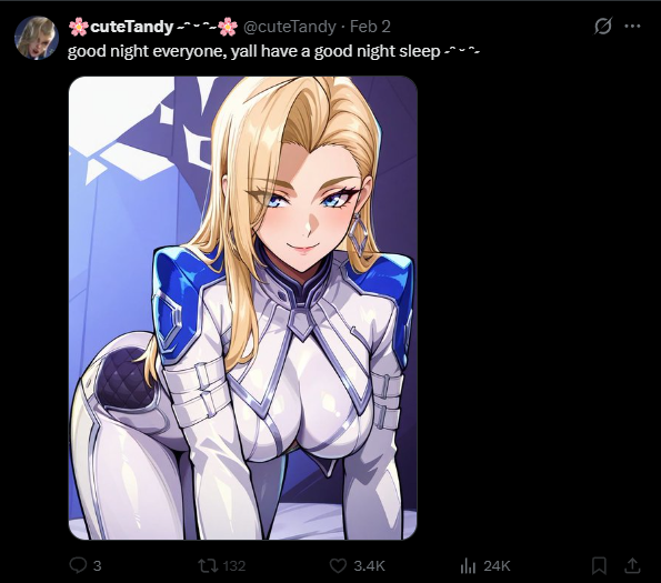 RealPyra's tweet photo. These are 4 out of countless examples of stolen artworks from the not new art thief cuteTandy. I thought this worm got banned but I guess not, bro is not even trying to give credit and blocks people that source the art. Please report this account for impersonation of the artists. https://t.co/htKD6hnxU5