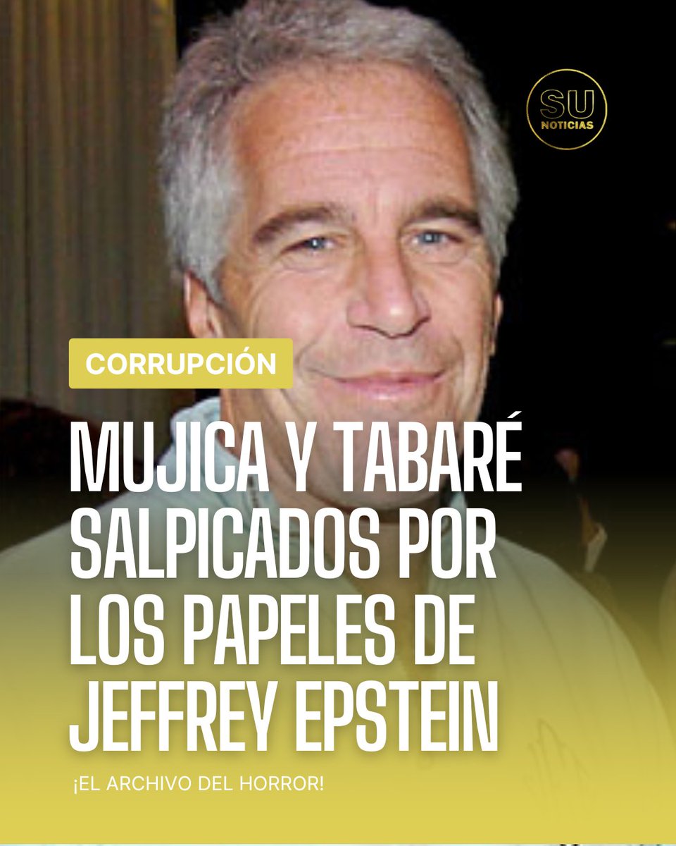 Operación blindaje en marcha: mientras medios amigos intentan "aclarar" los vínculos de Mujica y Vázquez con Epstein, los archivos hablan por sí solos. ¿Qué hacían mencionados por el pederasta más grande de la historia?