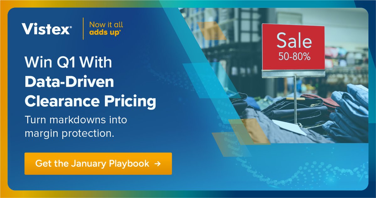 Vistex's tweet image. Clearance pricing doesn’t have to mean racing to the bottom. #Retail #PricingStrategy

Discover how a data-driven clearance strategy brings structure to markdowns, improves visibility, and supports smarter pricing decisions across the business. ✅ vistex.link/48XuOKl