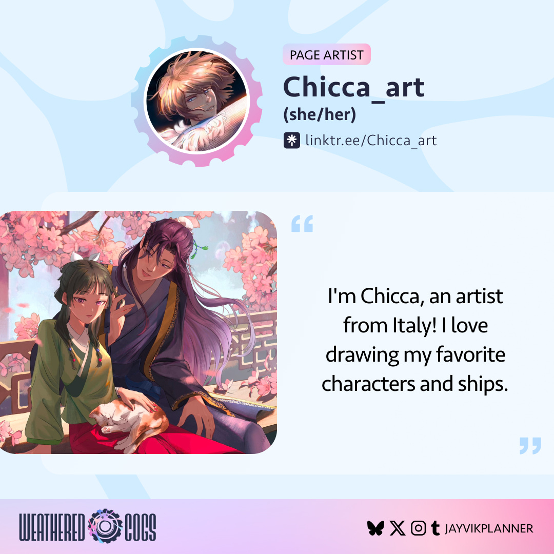 ⚙ ARTIST SPOTLIGHT ⚙

Meet our next page artist <a href="/chicca_art/">Chicca ✨PRINTS IN BIO✨</a> whose work is so incredibly atmospheric and romantic and sweet as hell!