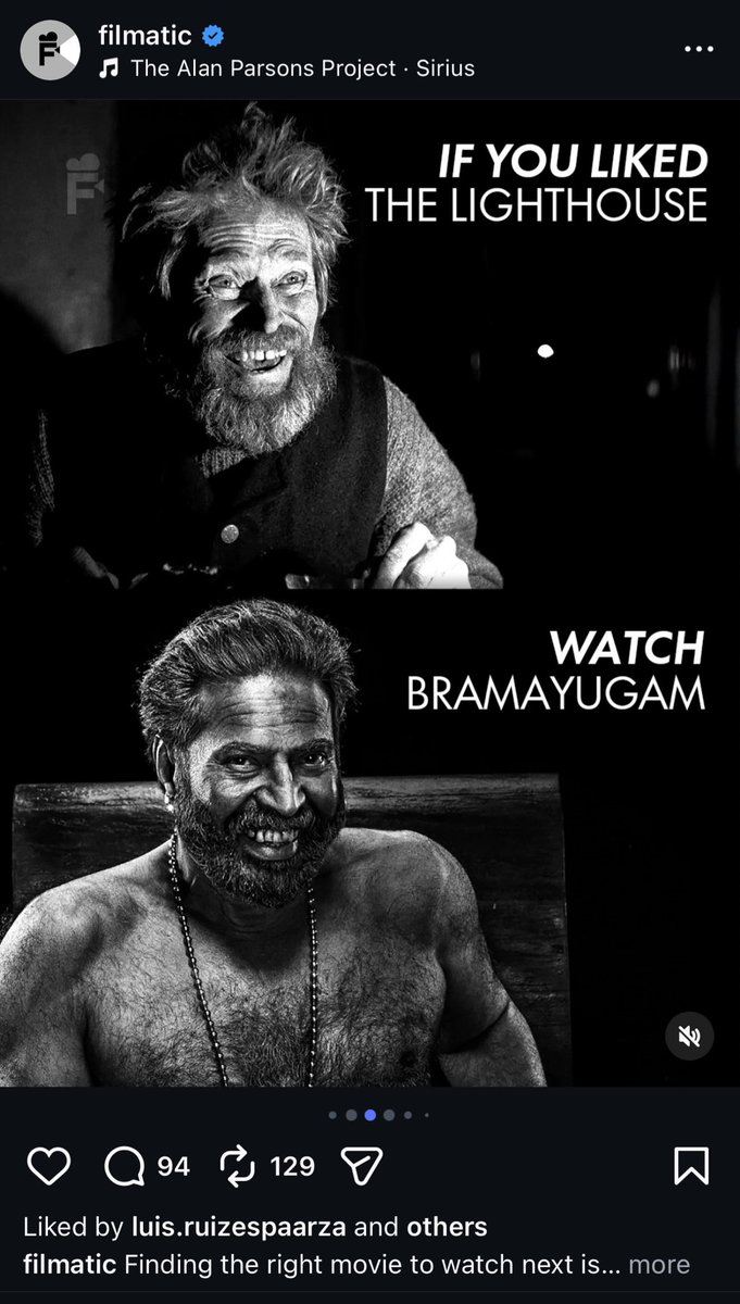 powpowflex's tweet photo. ‘Bramayugam’ comparing with ‘the LightHouse’ 😃 https://t.co/vJDAzQCL2E