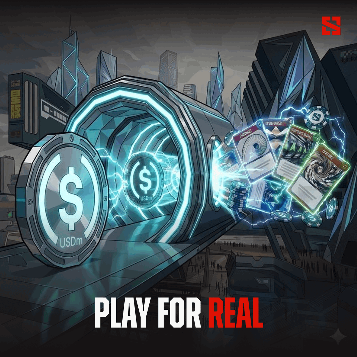 OndrejStrasky's tweet photo. You can finally play @Showdown_TCG for real money! 😍

Showdown was always meant to be a competitive game, so this is a big step for us, and for the community.

Big props to our friends at @kumbaya_xyz, you can now deposit $USDm and get in the game.

Play now. 👇 https://t.co/zKVidfWTty