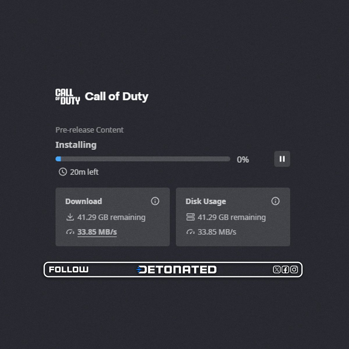 DETONATEDcom's tweet image. Download #BlackOps7 Season 2 NOW 🔥

💥 BattleNet Pre-Load; The Update is around ~41gb — launching February 5th!