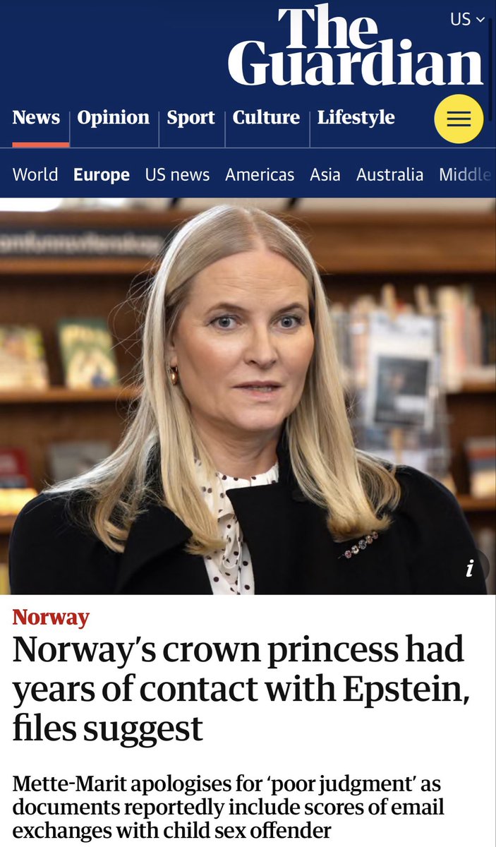 Canellelabelle's tweet photo. The saying goes “Weak men create hard times” and the crisis currently facing the Norwegian Monarchy could not be a more perfect illustration of that👌🏽
    For decades, King Harald and Queen Sonja, both 88, have been respected and unifying figures of the Norwegian Monarchy. Enters their Heir, Crown Prince Haakon…
   He had only one job as Heir: choose a decent wife and future Queen for the monarchy.
   Out of all the beautiful Norwegian women alive, Haakon chose the single mother waitress with a controversial past of drug abuse, involved with individuals convicted of drug-related offenses😵‍💫
    Indeed, not only was Mette-Marit a drug user herself, but Morten Borg, the father of her son, Marius Borg Hoiby, was a convicted drug offender.
This is the “love match” Crown Prince Haakon married in 2001.
   Fast forward 25 years later, the Norwegian Monarchy now faces its biggest scandal to date thanks to…Mette-Marit and her son Marius🤦🏽‍♀️
    Marius Borg Hoiby is this Tuesday standing trial facing 38 charges. Among his charges are drug abuses as well as accusations of assault toward several ex-girlfriends.    
   There are SEVEN victims who all have restraining orders against him🔥
   Among the seven victims, FOUR women have accused him of raping them and he is due to testify today.
   If convicted, Hoiby faces up to 16 years in prison; yet on Sunday, 2 days before his trial, Marius was arrested AGAIN “on suspicion of assault, making threats with a knife and violating a restraining order.”🤡
    My dears, Marius Borg is NOT a teenager; he is a 29-year-old who knows exactly what he is doing👌🏽
    As stepson to the future King, Marius was handed every privileges in life that he could never have had from his mother, a working-class waitress nor his father, a convicted drug offender.
     But since he is not the son of Crown Prince Haakon, it is his sister, Princess Ingrid Alexandra who is set to inherit it all. So the “why” of his reckless behavior is very clear…😏
    Now, on top of that scandal already tarnishing the Norwegian Monarchy, the latest Epstein emails released showed that Mette-Marit, the mother of the rapist son from her relationship with a convicted drug offender, is also friend with a pedophile accused of human trafficking😵‍💫
    Such a surprise…Who could have seen that one coming considering Mette-Marit’s past?…🤔
certainly NOT Crown Prince Haakon🤡
    The files unsealed by the US government include scores of emails traded between Epstein and Mette-Marit from 2011 to 2014. 
   Mind you, back in July 2009, Epstein had just been released from prison after being convicted and serving 13 months of an 18-month sentence for soliciting sex from girls as young as 14🔥
   So everyone who met Epstein AFTER 2009, already knew that he was a pedophile🔥
   YET, Mette Marit, the married future Queen of Norway was trading emails with him, FLIRTING with him all the while her husband was daydreaming🤡
    Mette-Marit wrote to Epstein “you tickle my brain” in one message  and called him “soft hearted” and “such a sweetheart” in others.
   She even asked him if it was “inappropriate for a mother to suggest two naked women carrying a surfboard for my 15 yr old sons wallpaper?”🤡
    When Epstein told her in 2012 that he was on a “wife hunt” in Paris, Mette  replied that the French capital was “good for adultery”.
   The MARRIED future Queen of Norway writing about the “best place for Adultery” to Epstein..😵‍💫
   Yes My dears, Weak men create hard times and they create hard time for EVERYONE when they sit in leadership positions🔥
   All this scandal the Norvegian Monarchy is embroiled in would have been avoided if only Haakon had thought with his “Big head” instead of the proverbial “small head”.
      The world likes to scrutinise the British Monarchy but our Heir, Prince William who had enough self-respect and respect for his Monarchy and his country to not introduce us to the first good-looking drug-addict he met in a random bar..☕️