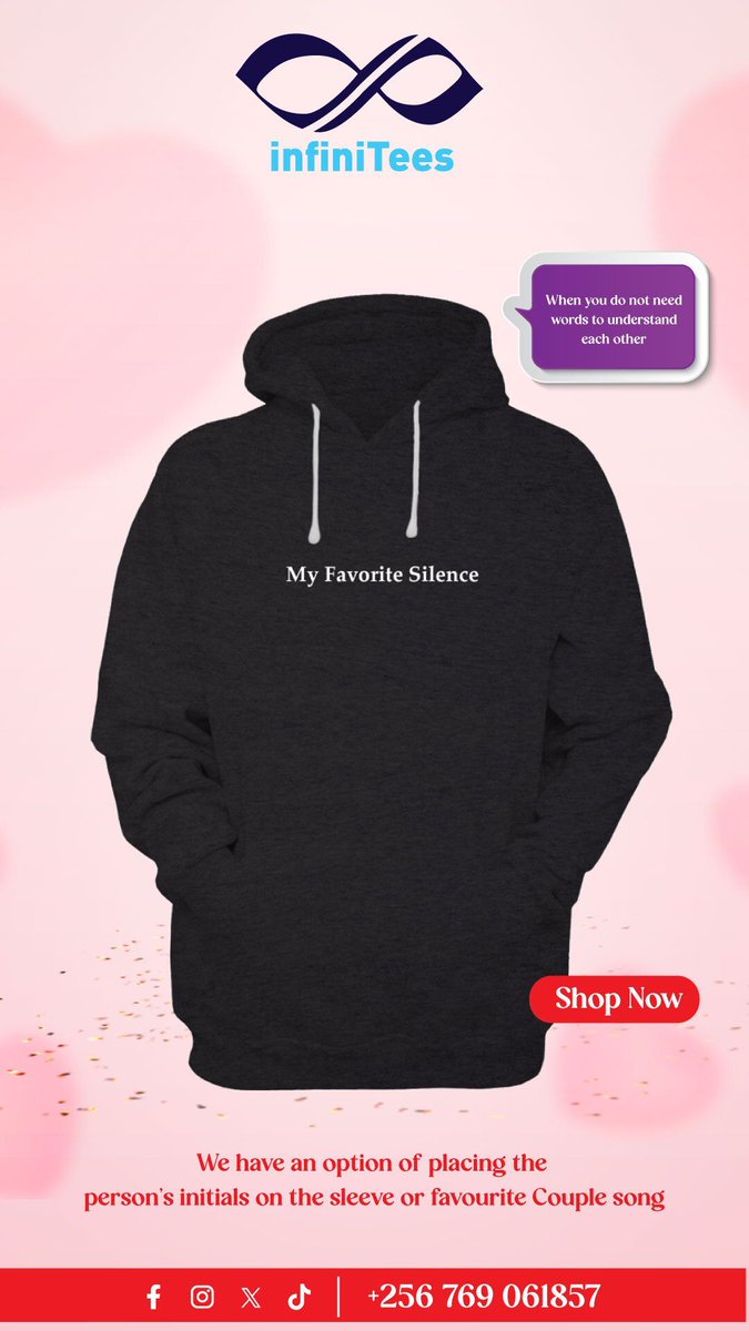 infiniTees_ug's tweet photo. Have you thought about what to gift your partner on the 14th? We've put together some personalized suggestions based on specific items. Explore our collection here: https://t.co/xcxWs7SF0E for further information. https://t.co/hSHmLmkW1E