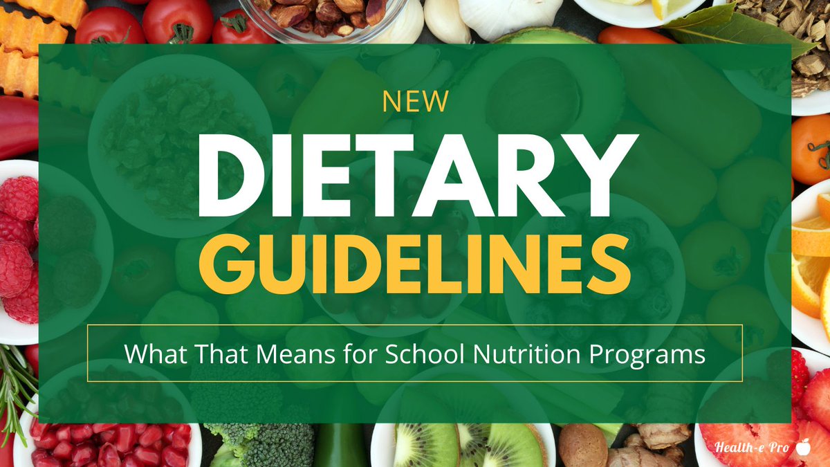 Wondering what the new Dietary Guidelines for Americans mean for school nutrition programs?

In our latest blog, we break down what’s new, how it impacts school meals, and what school nutrition professionals should know. Read more: healthepro.com/new-dietary-gu…