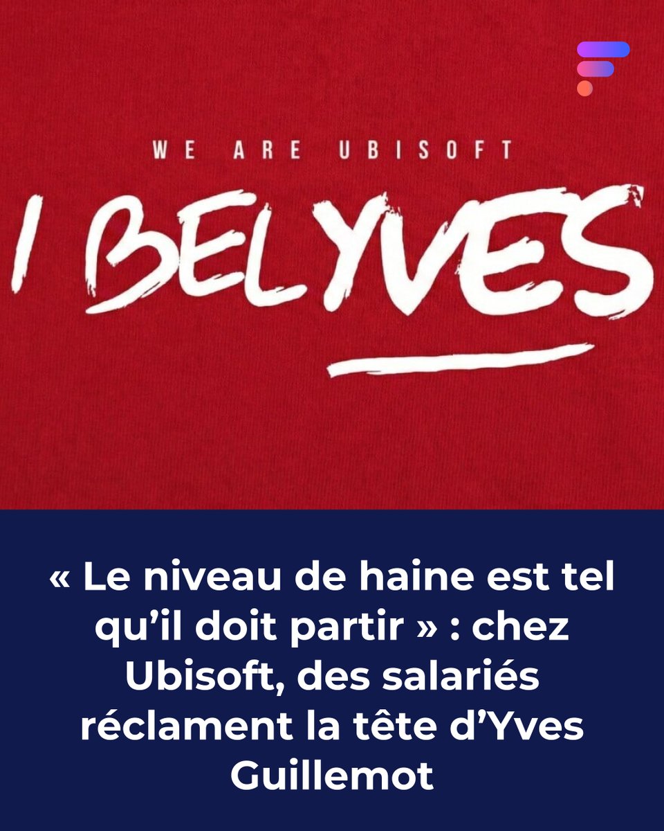 Frandroid's tweet photo. Tension maximale chez Ubisoft. Le syndicat Solidaires Informatique demande officiellement le départ d'Yves Guillemot. Pour eux, le « reset » promis par l'entreprise doit commencer par la tête.
👉 https://t.co/NOcivbxbB3 https://t.co/BqReJuFXVM