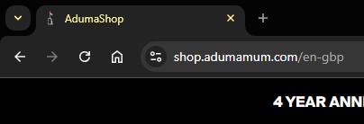 AdumaShop's tweet photo. We have now updated our favicon to display the white version of our Logo! https://t.co/QiC6XpiJ9F