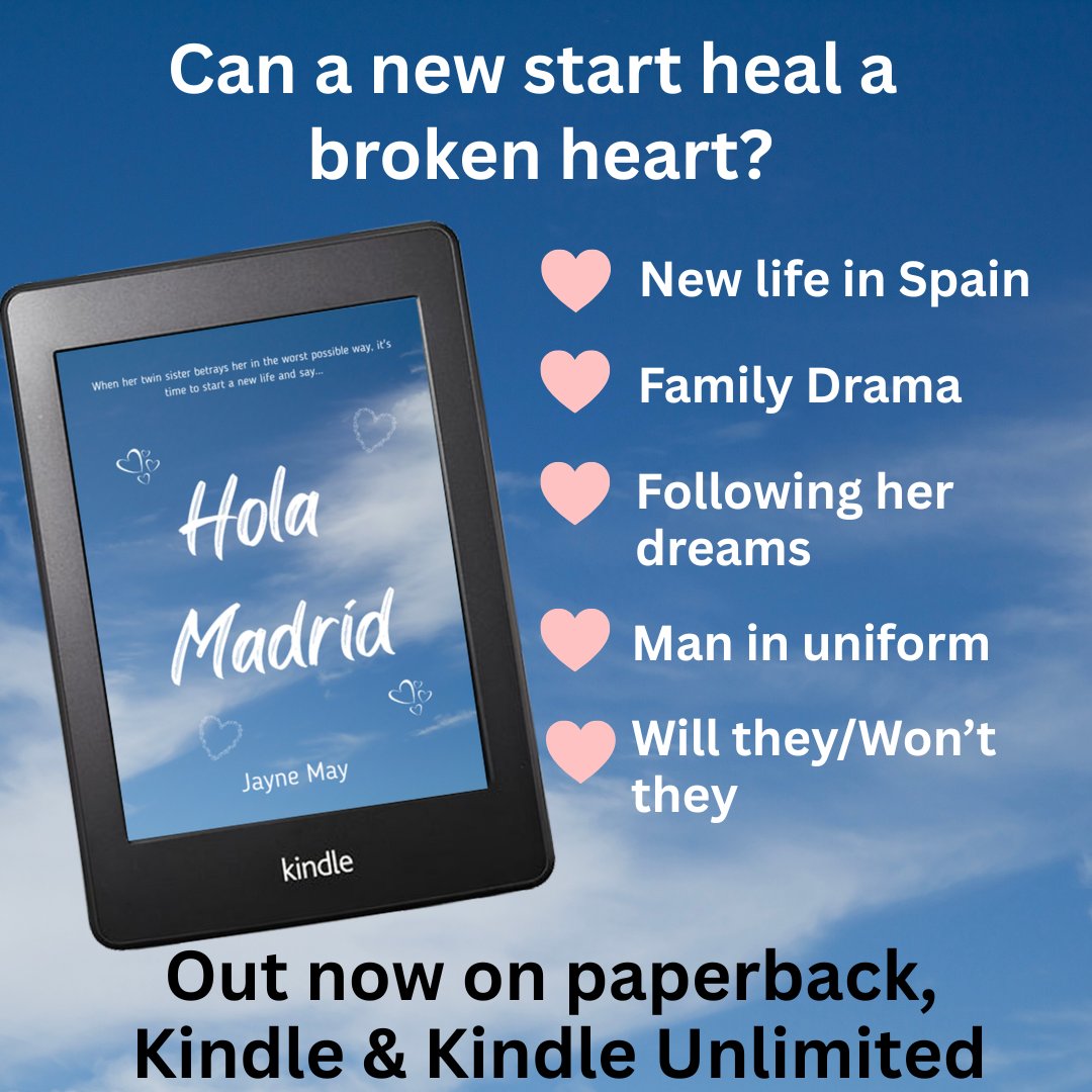 Are you looking for your next read? This is it! ☀️ sunshine in book🇪🇸☀️

Discover a story full of twists and turns as main character Nicole starts a new life in Madrid❤️
#BookAddict #dreamstoreality #slowburn #secondchanceromance #romancebookstagram