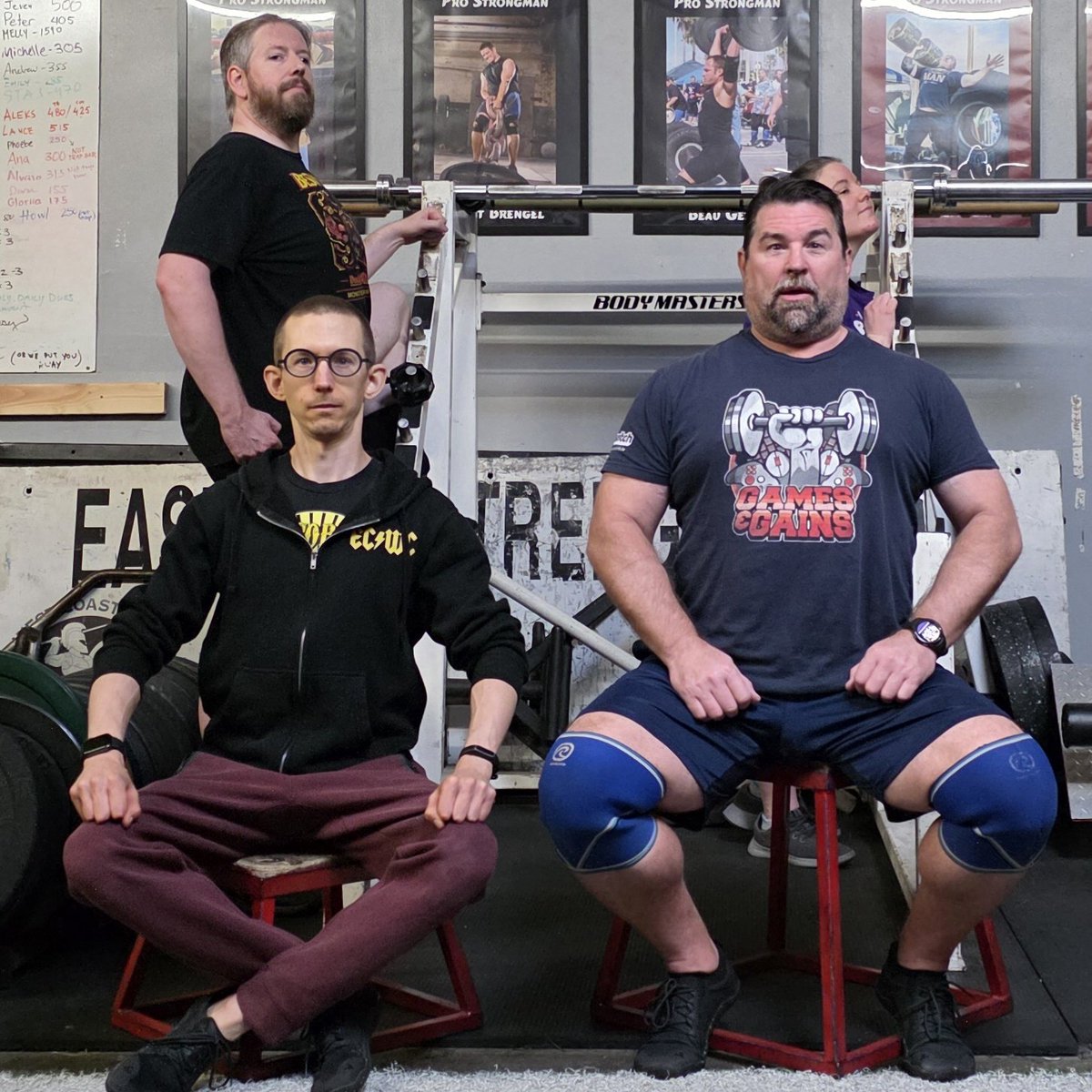 LanceBlizzGamer's tweet photo. Morning stand-up, there are four lifters. #ECWC #WorkWork https://t.co/gx0z96uWfN