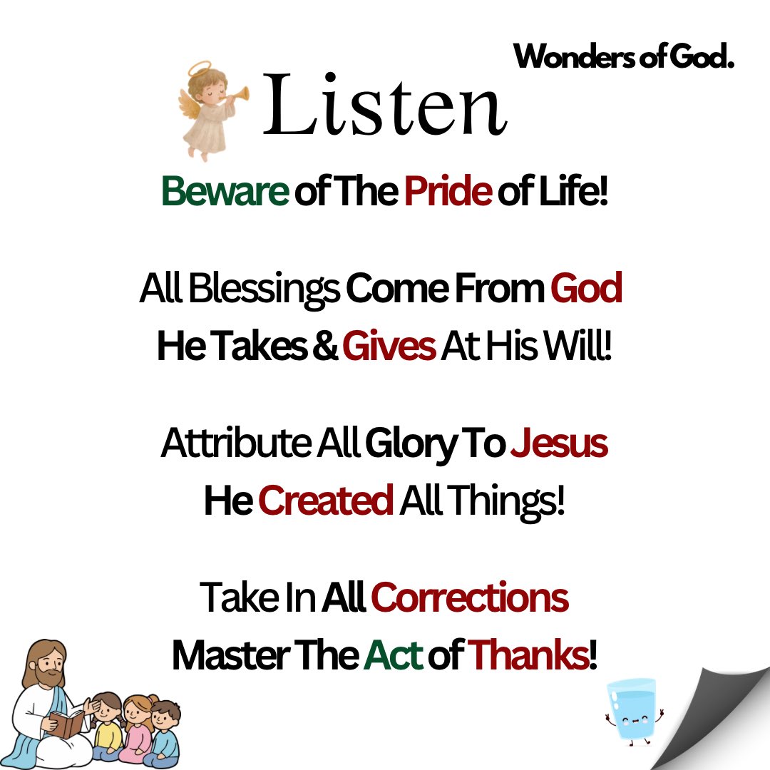 dailycupofwater's tweet photo. Daily Words: Be Humble! #dailywords 

The Pride of Life Will Destroy You!

Every Achievement Came From God! So Don’t Boast In Yourself!❌🙅🏽‍♀️ #jesus 

Remember You Didn’t Create Yourself! Recognize The Hand of God In Life!👼🏽⚡

Stop Being Proud &amp; Thank God!🙇🏽👑 #VoiceofGod https://t.co/gX42ceH6nO