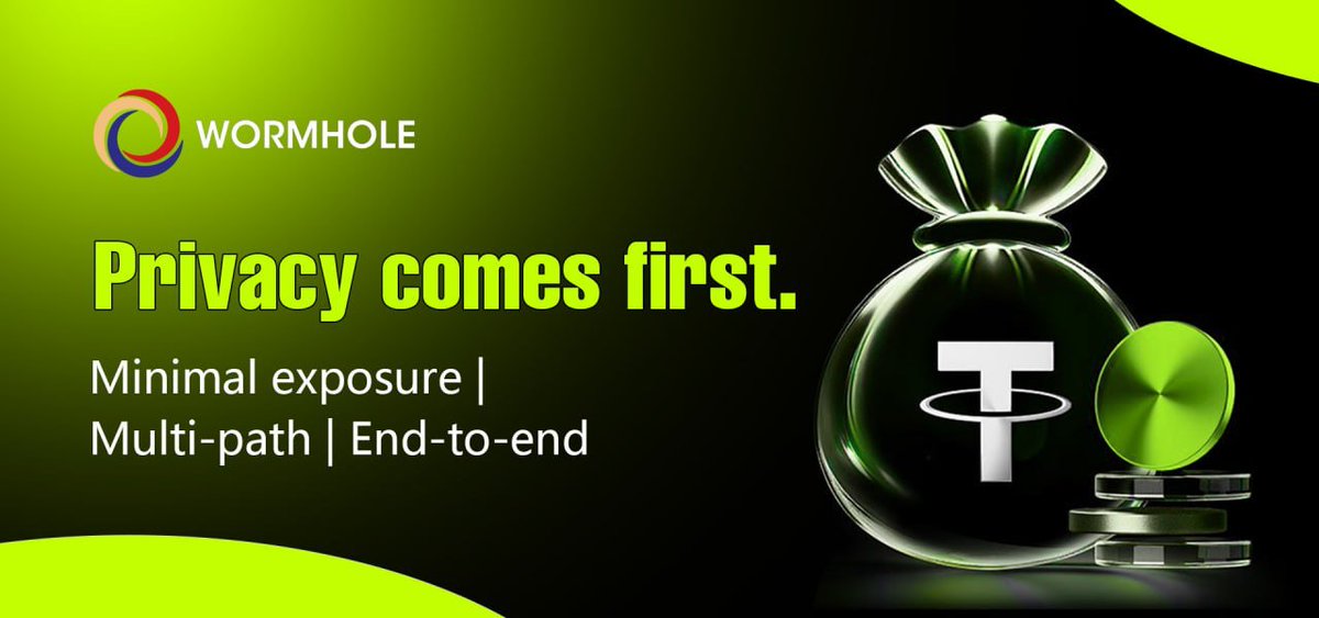 👍 The internet remembers everything—so we build for less to remember.

💲 Split the breadcrumbs, lock the doors, leave no unnecessary trace. Move with confidence, not noise. Privacy comes first, always. 
#Wormhole #Privacy