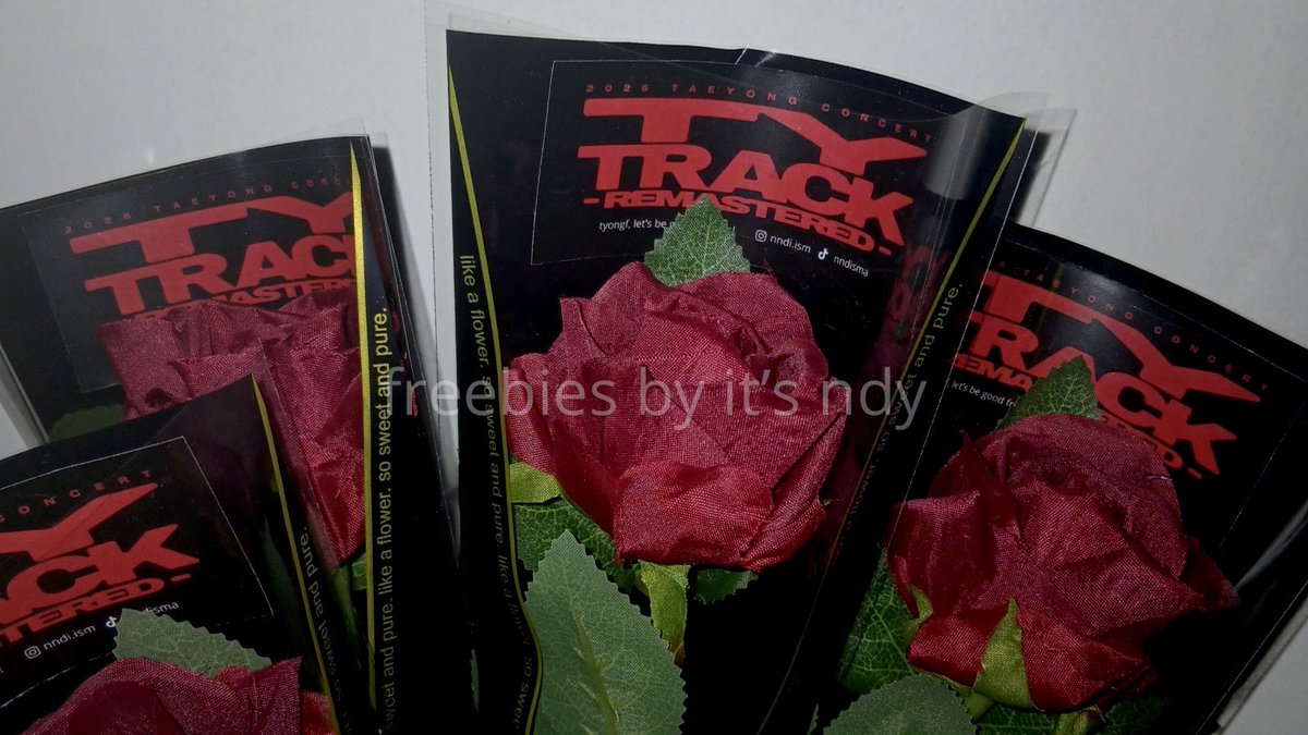 ndyoxo's tweet image. TY TRACK - REMASTERED in Jakarta

halo tyongfs! terjun ke X buat kasih info, aku siapin 40 tangkai mawar freebies special buat kalian nih

rt &amp;amp; likes are much appreciated.
(please kindly tag me if you get the freebies)

#TAEYONG #태용 #TY_TRACK_REMASTERED #TAEYONGinJakarta