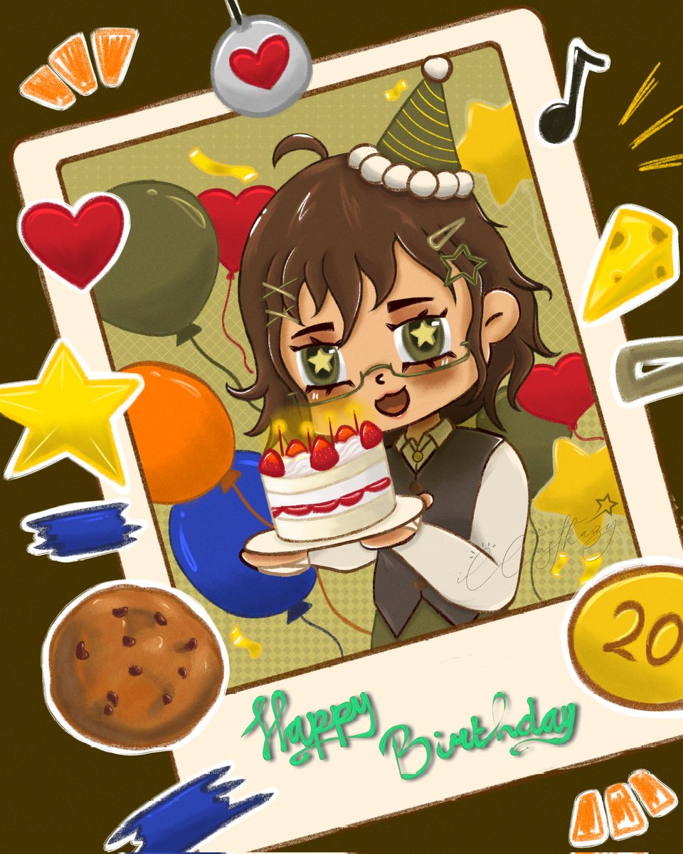 illustkazy's tweet photo. Late bday post...
Happy birthday to me🎂✨
#karisona https://t.co/rOiBRsTS98