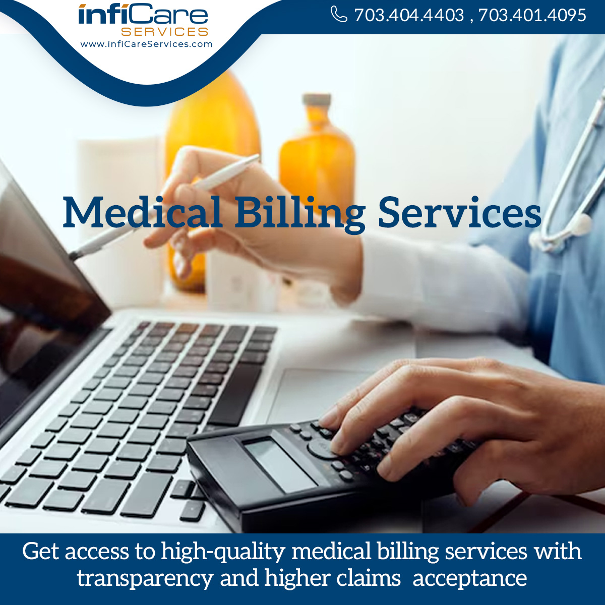 InfiCareService's tweet photo. @InfiCareService offering the Best Medical Billing Services to healthcare providers nationwide. We streamline claims, reduce denials, improve reimbursements  &amp; ensure full compliance. https://t.co/y1jbI5xNTG

#MedicalBilling #MedicalBiller #MedicalBillingandCoding https://t.co/sECZ3GR02I