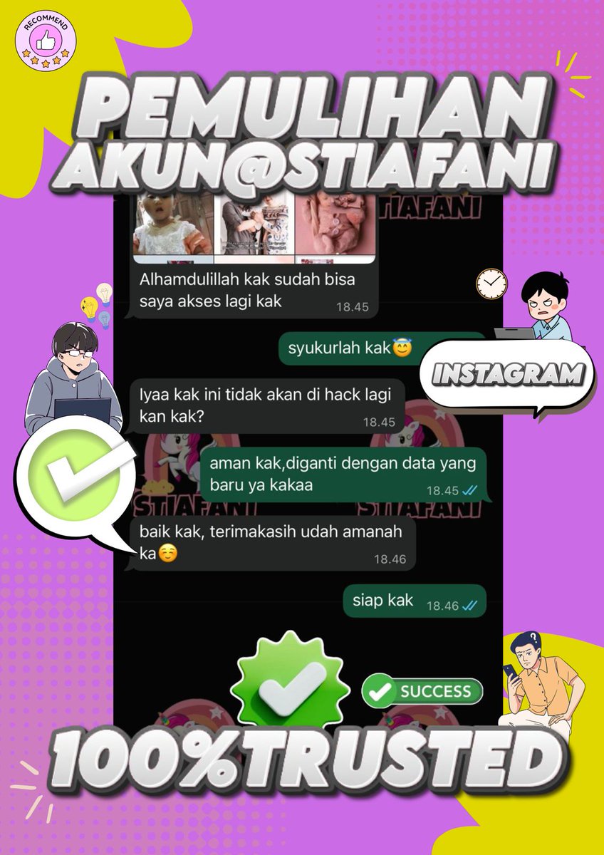 immensde's tweet image. JASA ❕❕
PEMULIHAN AKUN DAN HAPUS AKUN

💜&amp;gt;JASA HAPUS AKUN 
💜&amp;gt;PULIHKAN BALIKIN AKUN LUPA PASWORD/KE HACK
💜&amp;gt;JASA LACAK LOKASI
💜&amp;gt;SADAP WA
💜&amp;gt;LACAK HP HILANG BY NO HP/IMEI
💜&amp;gt;JASA HACK/PEMULIHAN AKUN (EMAIL,IG,WA,TWITER/X, FB,TIKTOK)

FAST RESPON WA