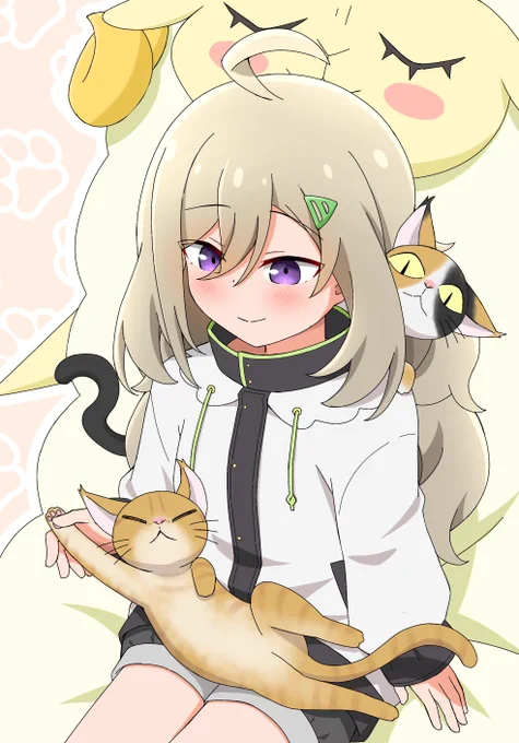 猫に好かれやすいひつじちゃん #ひびめし