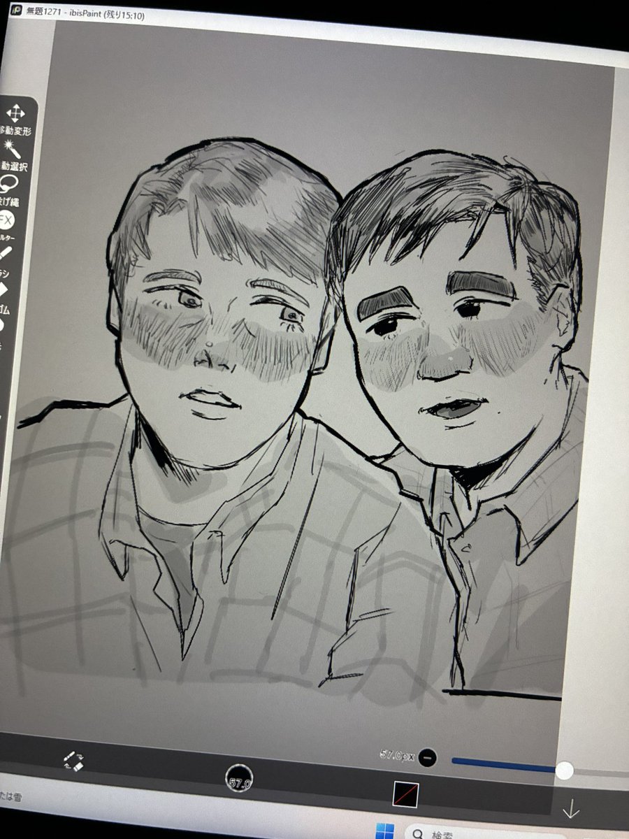 学校でかいたやつをデジタルに🥲