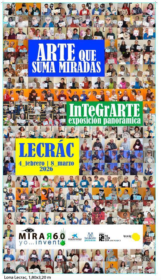 Exposición artística múltiple, accesiva y participativa, que promueve una inclusión creativa real.
🏠Centro Cultural Antigua Cárcel, Avda. Valladolid, 26
🗓️Del 4 de febrero al 8 de marzo
Organiza: <a href="/FPersonas/">Fundación Personas</a>
Colabora: Concejalía de Cultura, Turismo y Fiestas <a href="/PalenciaAyto/">Ayuntamiento de Palencia</a>