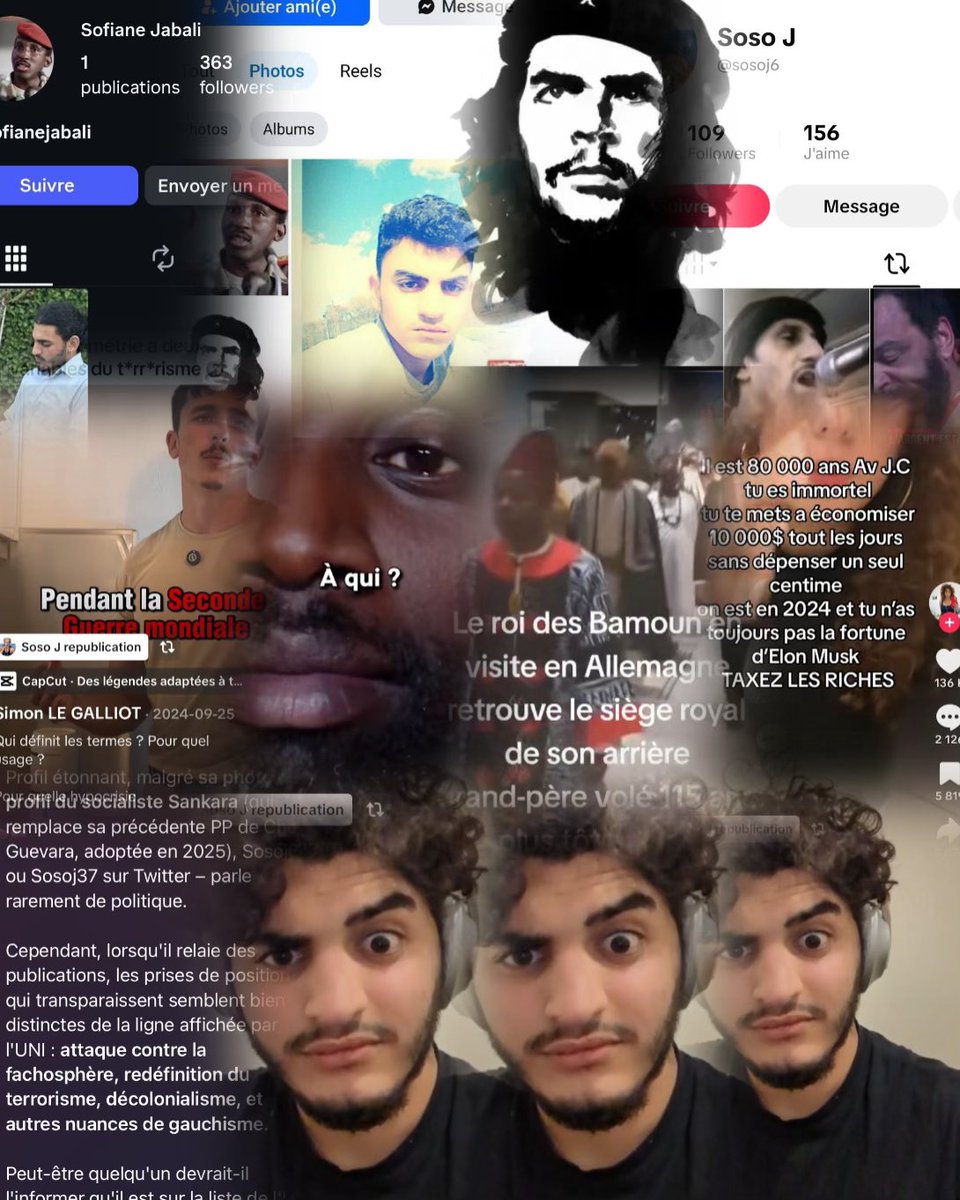 droiteunul's tweet photo. 🗂️Dossier n°13 : Sofiane Jabali, le candidat décolonial de l’UNI Tours aux élections du Crous.

À dérouler 🧵⬇️ https://t.co/YKo35xkxRH