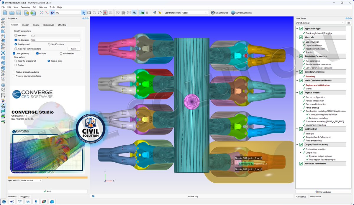 sscscv's tweet photo. 🛫 Convergent Science CONVERGE Studio v5.1.1

📥 Download Now: https://t.co/cHm3PRKwVQ

#CONVERGEStudio #ConvergentScience #CFD #ComputationalFluidDynamics #MultiphysicsSimulation #CFDsoftware #EngineeringSoftware #FluidDynamics #HeatTransfer #TurbulenceModeling #SprayModeling https://t.co/853m8zAmIu