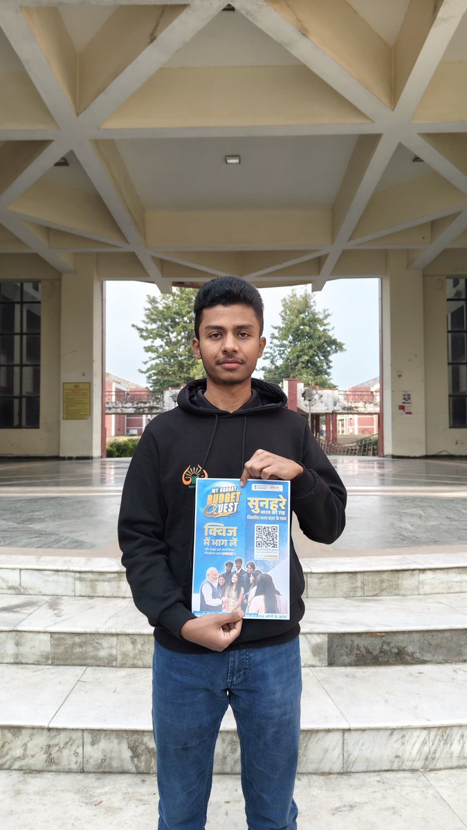 NSSsmvdu's tweet photo. NSS Volunteers of RD Delhi encouraging volunteers to participate in the MY BHARAT Budget Quest https://t.co/7DPtmr3oPW