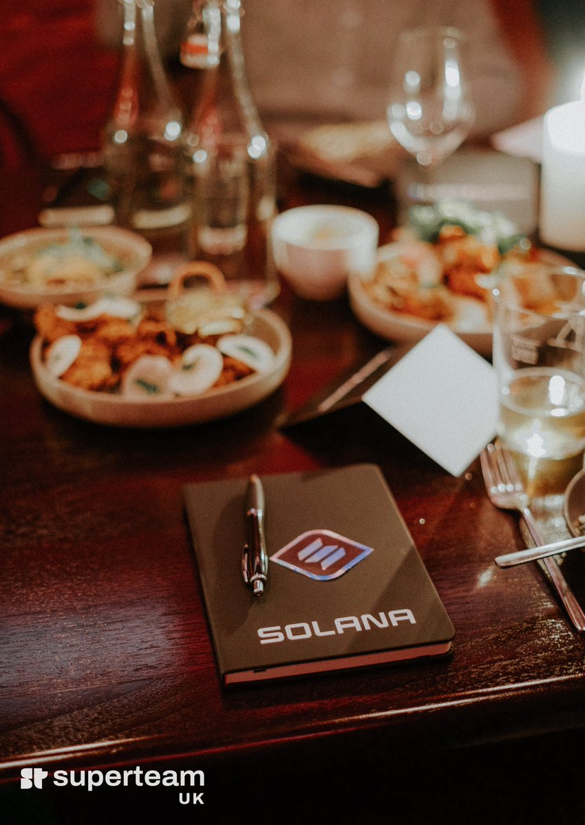 SuperteamUK's tweet image. Some rooms change the direction of an industry. 🛣️

We convened our Policy Advisory Board last month to discuss our 2026 growth plans over a private dinner.

The calibre of people in that room is why the UK (yes, all of it) can't ignore us this year.

You'll hear about it soon.…