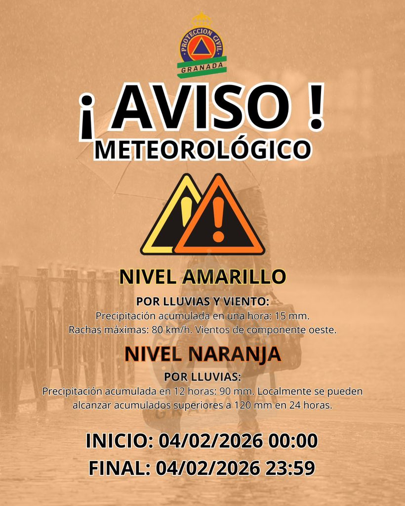 Protección Civil Granada tweet media