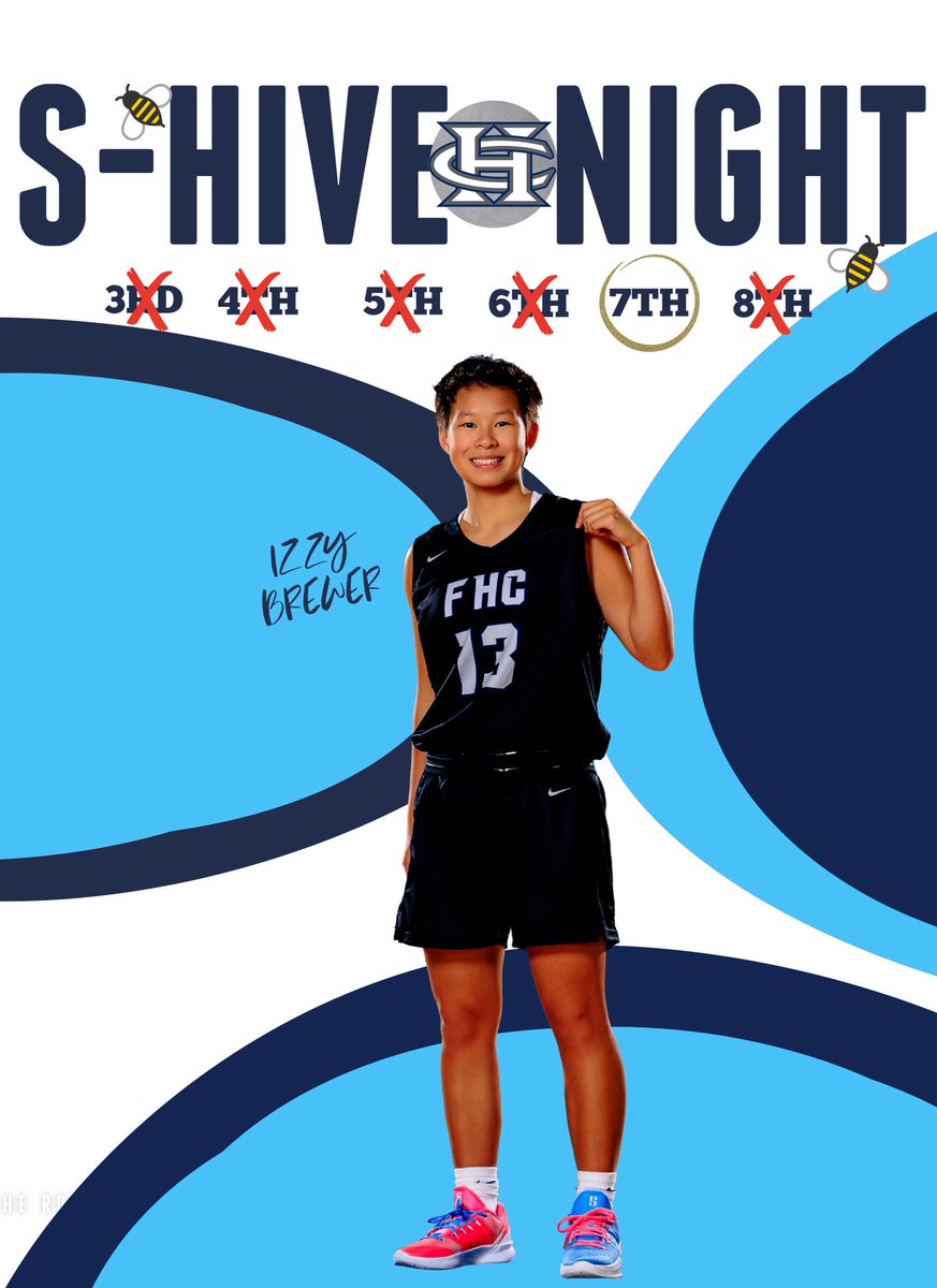 FHCgirlsbball's tweet photo. Hey Junior Spartan 7TH GRADERS! Izzy CAN’T WAIT to see you TONIGHT for your #SHive🐝 game! 

🐝 Free Admission to the Game
🐝 Reserved Seating
🐝 On-Court Access
🐝 Free Food and Drink Ticket
🐝 Visit w/ Your Varsity Player After the Game

#PTR⚒ https://t.co/30sBiKY3Bd