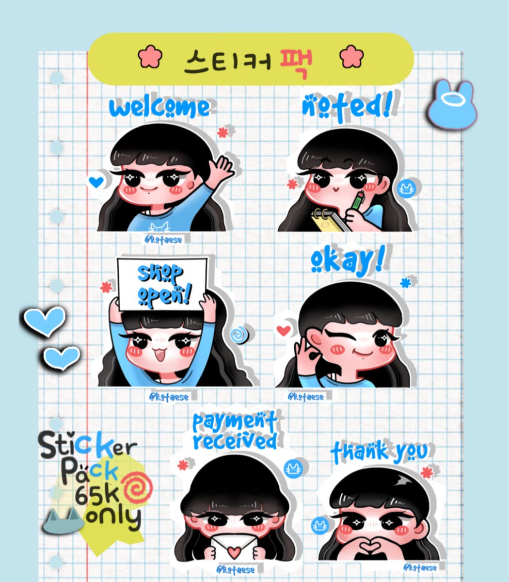 kotaese's tweet image. bantu repost by thank uu!!!
jajan stiker yuu, bs req retext panjang yh nanti disesuain posisi chibinya! open custom jg 🐥

#zonauang