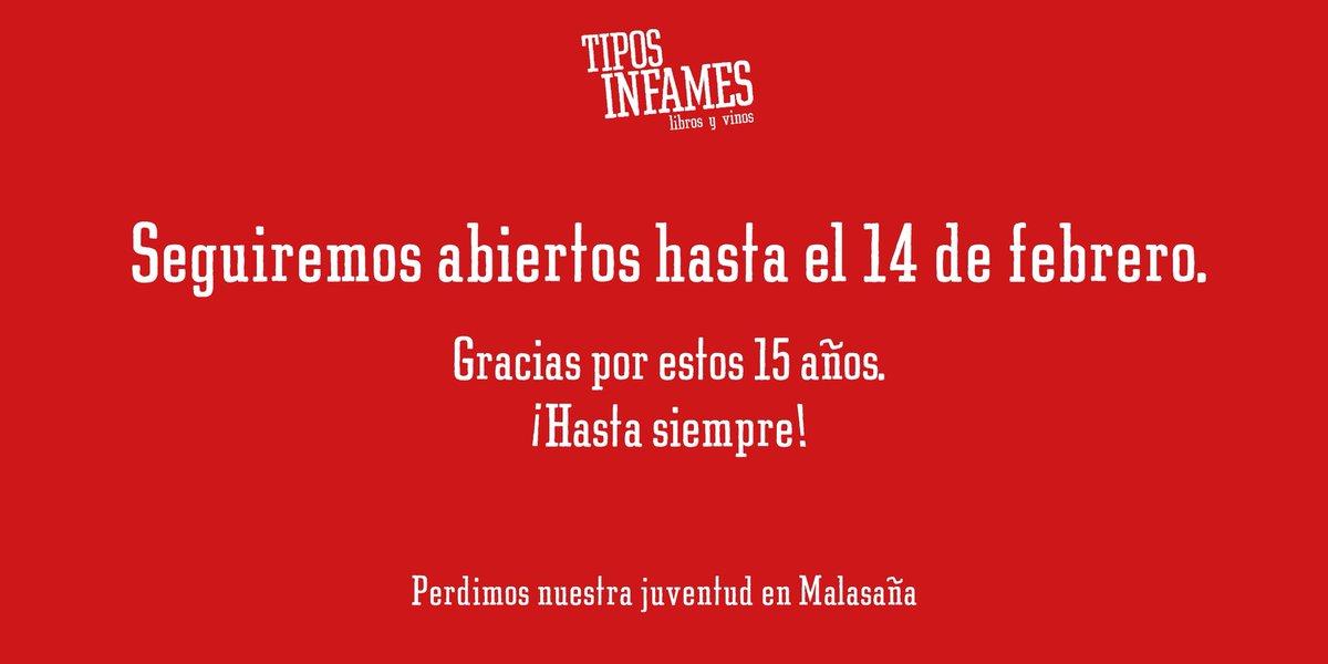 Tipos Infames tweet media