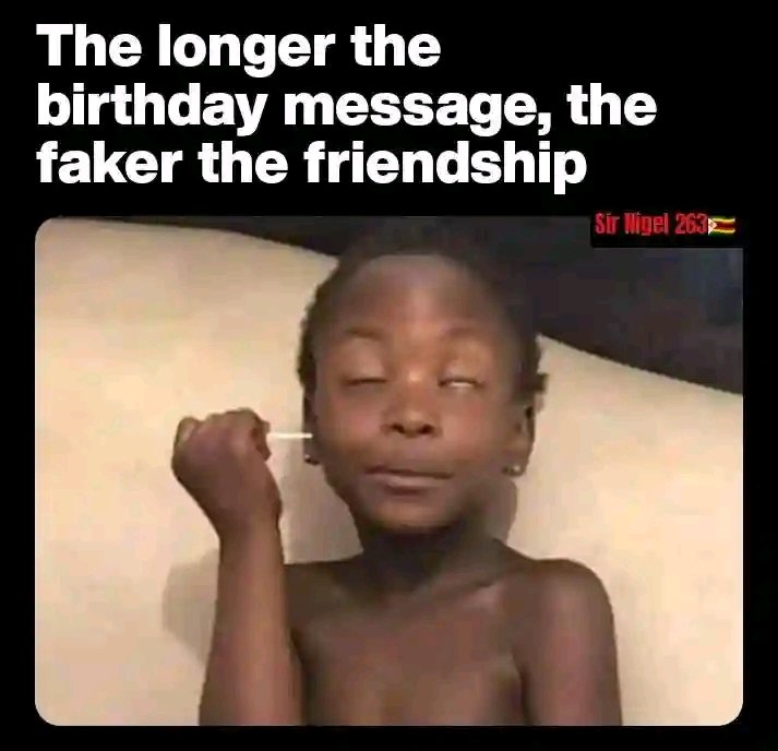 Chrisamaechi25's tweet photo. I prefer it short, you see those long birthday messages.....most of them are fake https://t.co/Ll0CfqzVPN