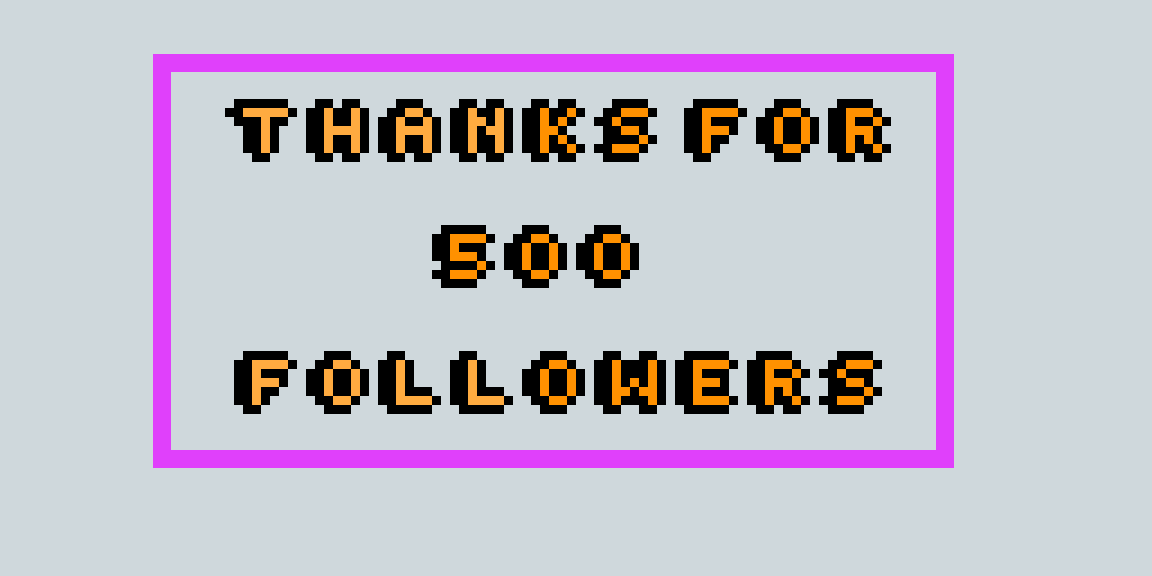 Thanks for 500 followers 🫶
A small achievement, but it motivates us a lot.
We keep building💪
Turn Notis on🔔
May be we have something for you.