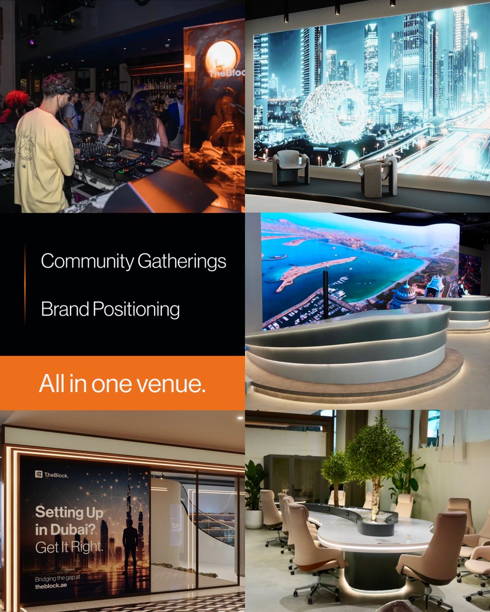 TheBlockGlobal's tweet photo. Token2049 week sets the tone for the year ahead in Web3.

Your side event deserves a venue that feels aligned, intentional, and built for meaningful moments.🚀

Host your Token2049 side event at TheBlock. Street

Book now. https://t.co/kdWmexUD1a